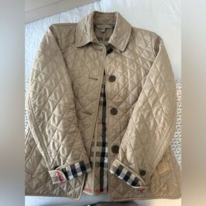 Burberry Quilted Jacket with Classic Check Lining